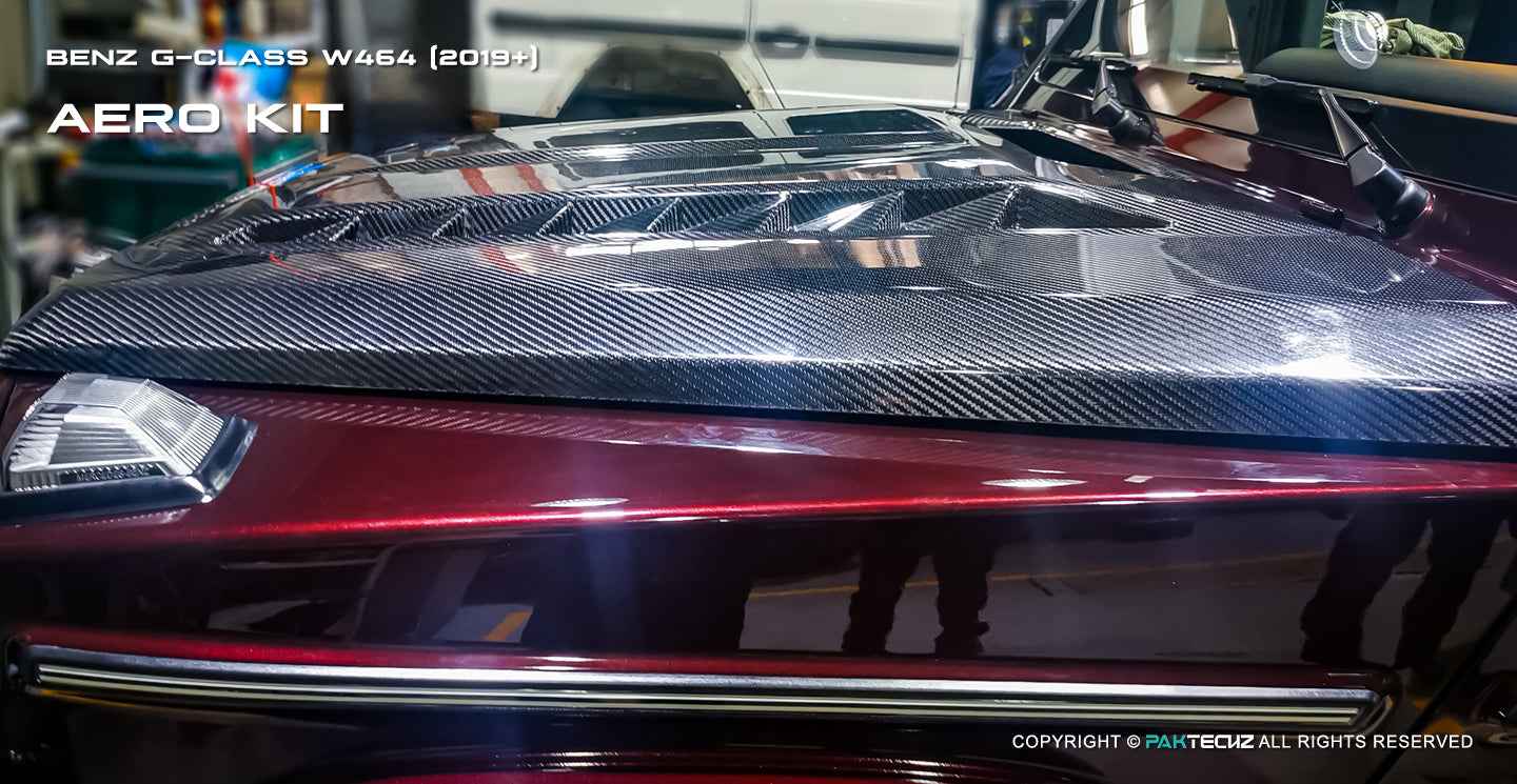 2019 Mercedes Benz G-Class W464 Paktechz Full Dry Carbon Aerodynamics kit