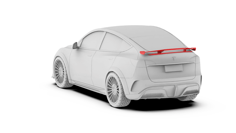Robot Craftsman Tesla Model Y Starship Spoilers