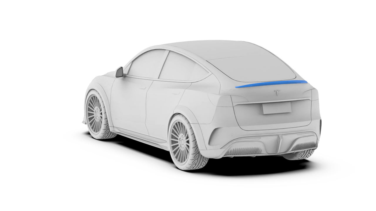 Robot Craftsman Tesla Model Y Starship Spoilers