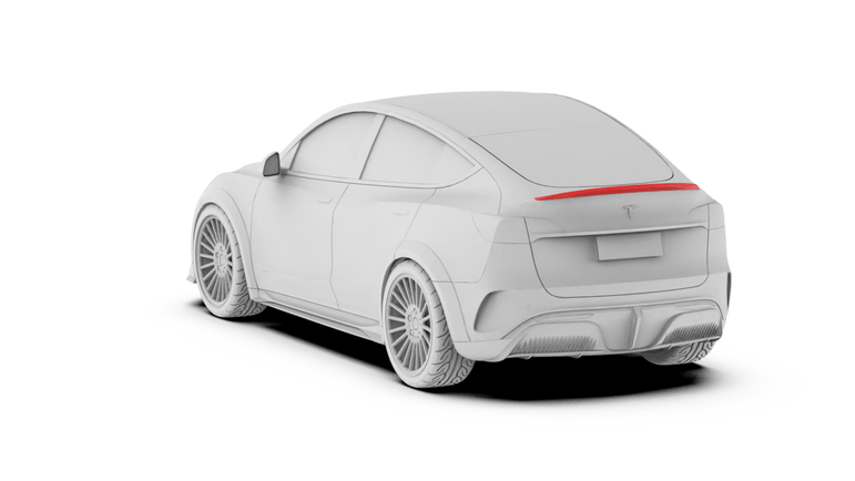 Robot Craftsman Tesla Model Y Starship Spoilers
