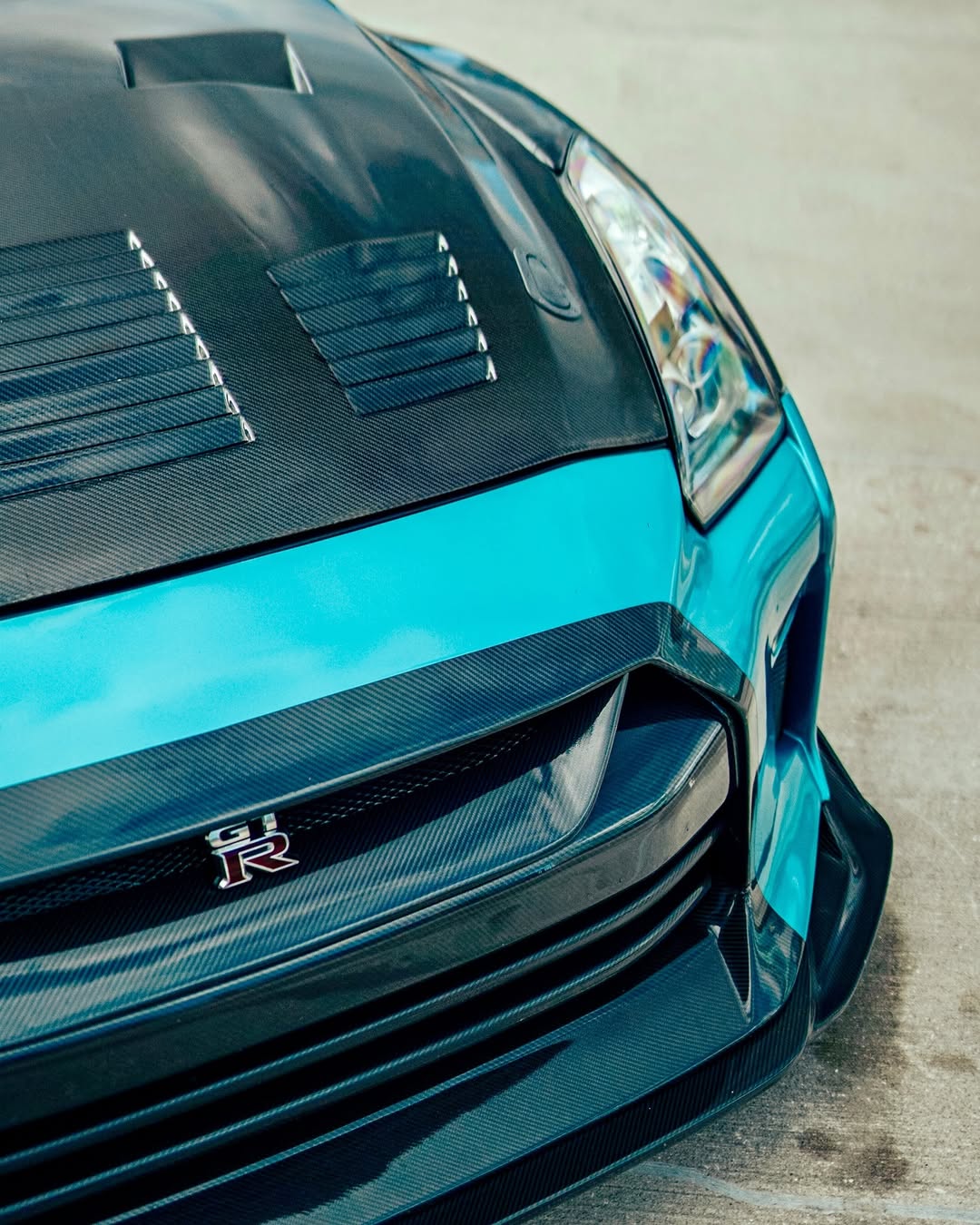 CMST TS Style Front Bumper & Front Lip for Nissan GTR GT-R R35 2008-2022 Carbon Fiber / FRP