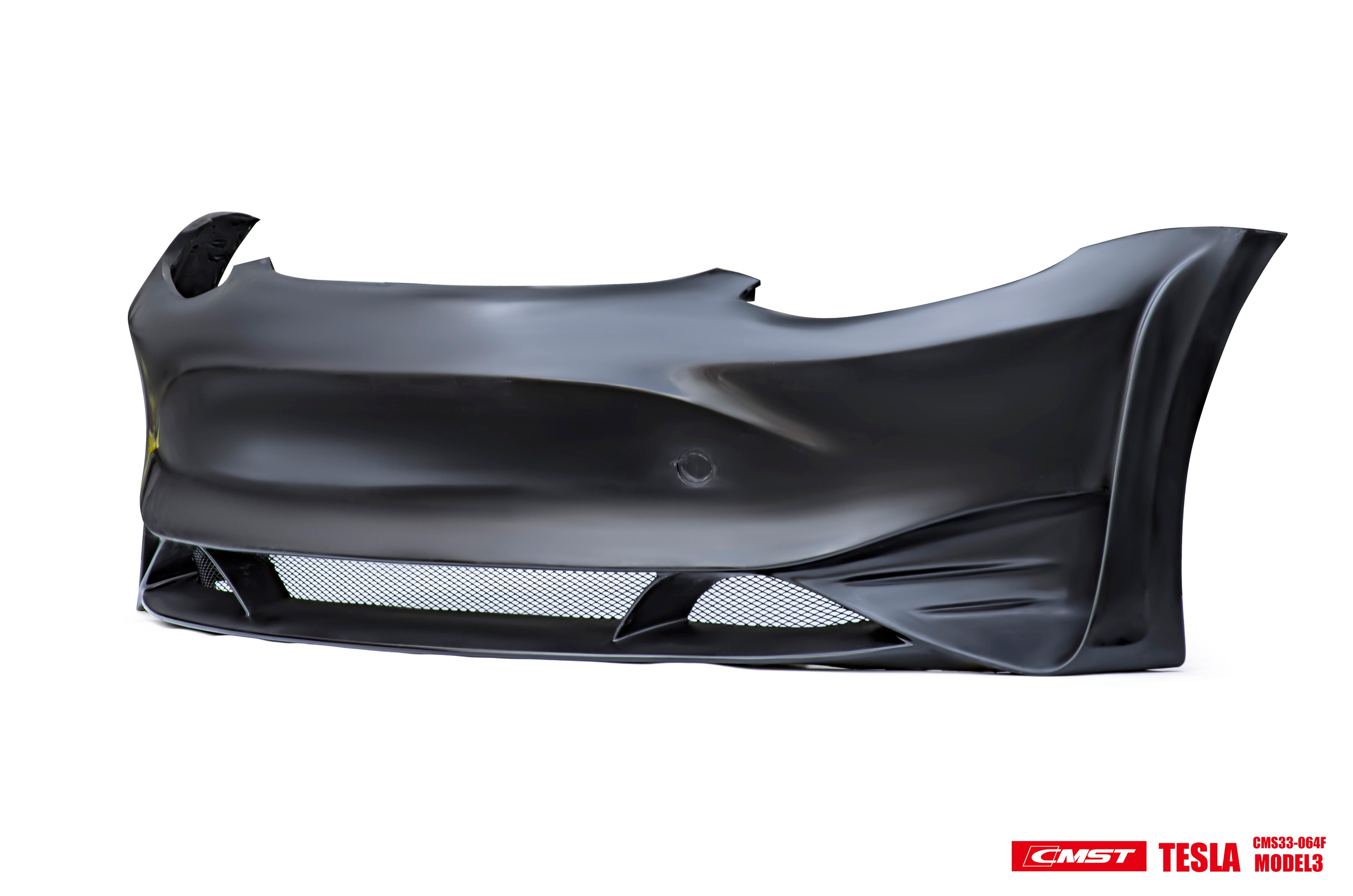 CMST Tuning Carbon Fiber Front Bumper & Front Lip for Tesla Model 3 Ver.2 - Robot Bodykits