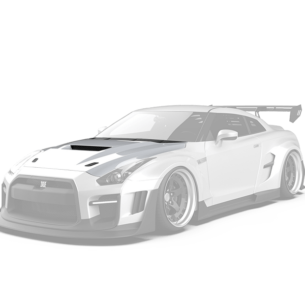 Robot Craftsman Nissan GTR Body Kit R35 Hood / Bonnet