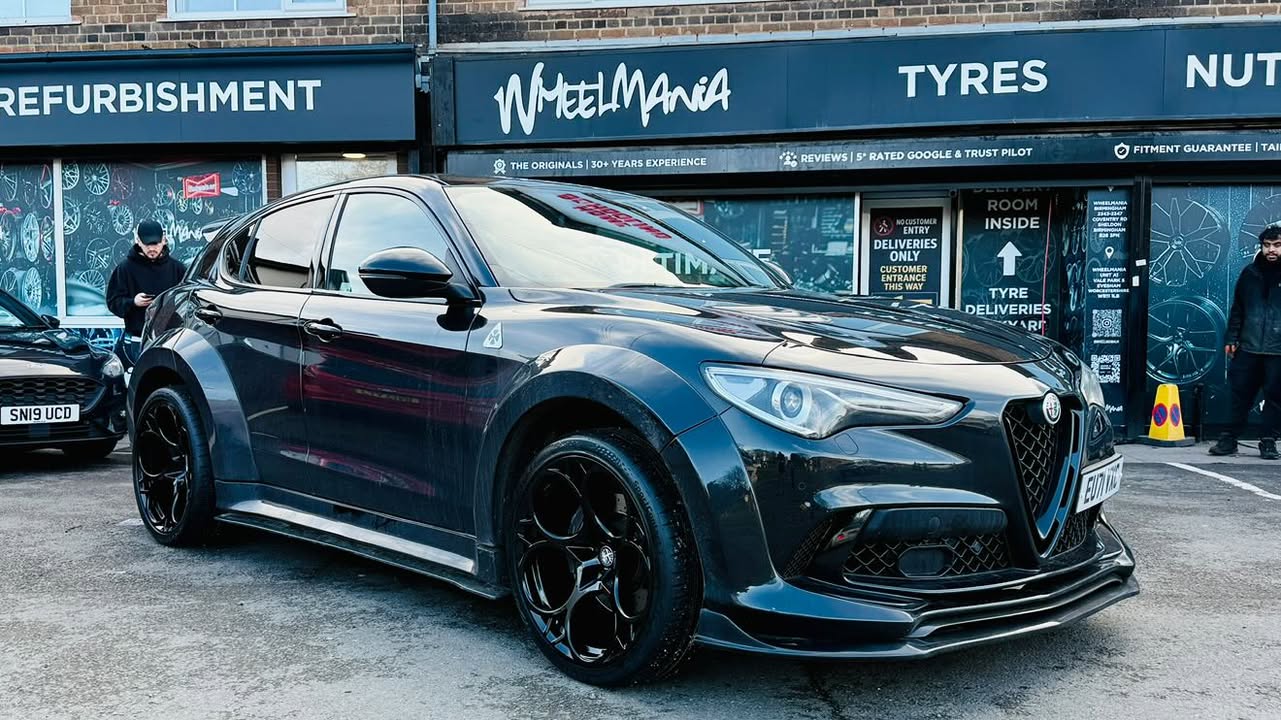 SD Carbon Partial Carbon Fiber Widebody Kit For Alfa Romeo Stelvio 2.0T