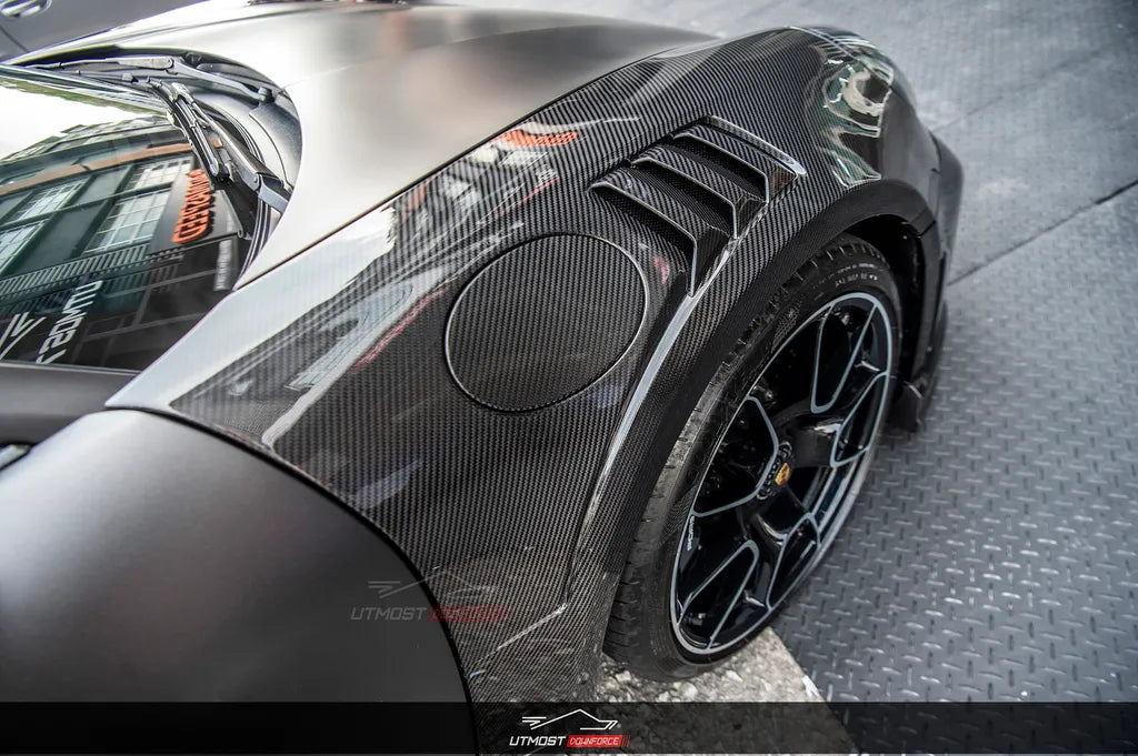 Porsche 911 992.1 Turbo S Paktechz Full Dry Carbon Aerodynamics kit 2020-2024