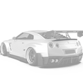 Robot Craftsman Nissan GTR Body Kit R35 Duck Tail Spoiler