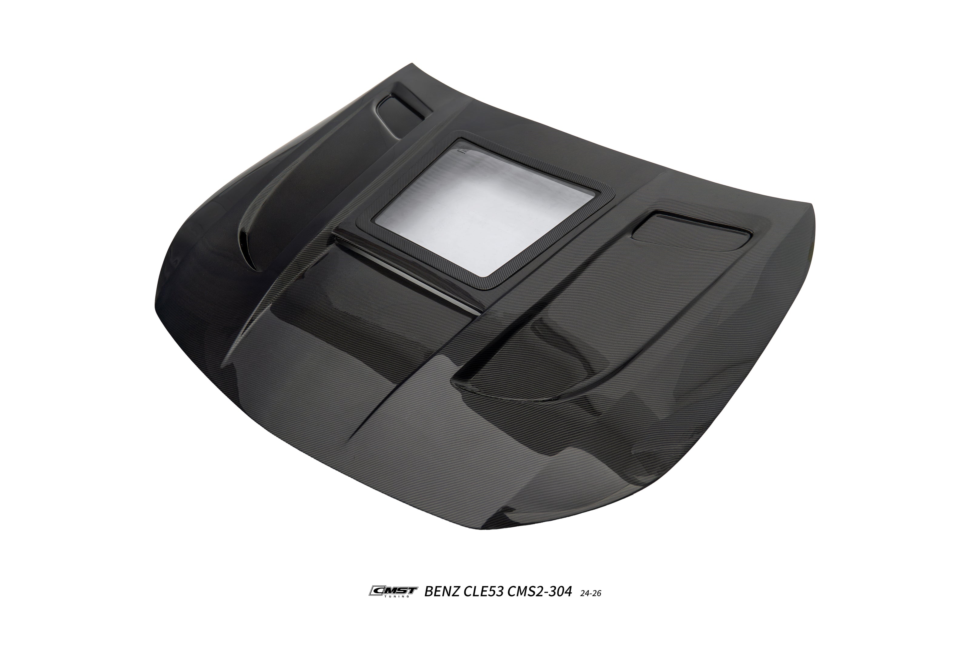CMST Mercedes-AMG CLE 53 C236 2024-2026 Carbon Fibre Bonnet With Transparent Glass