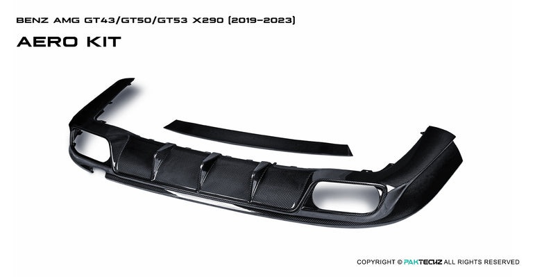Mercedes BENZ AMG GT50 / GT53 Paktechz Full Dry Carbon Aerodynamics kit