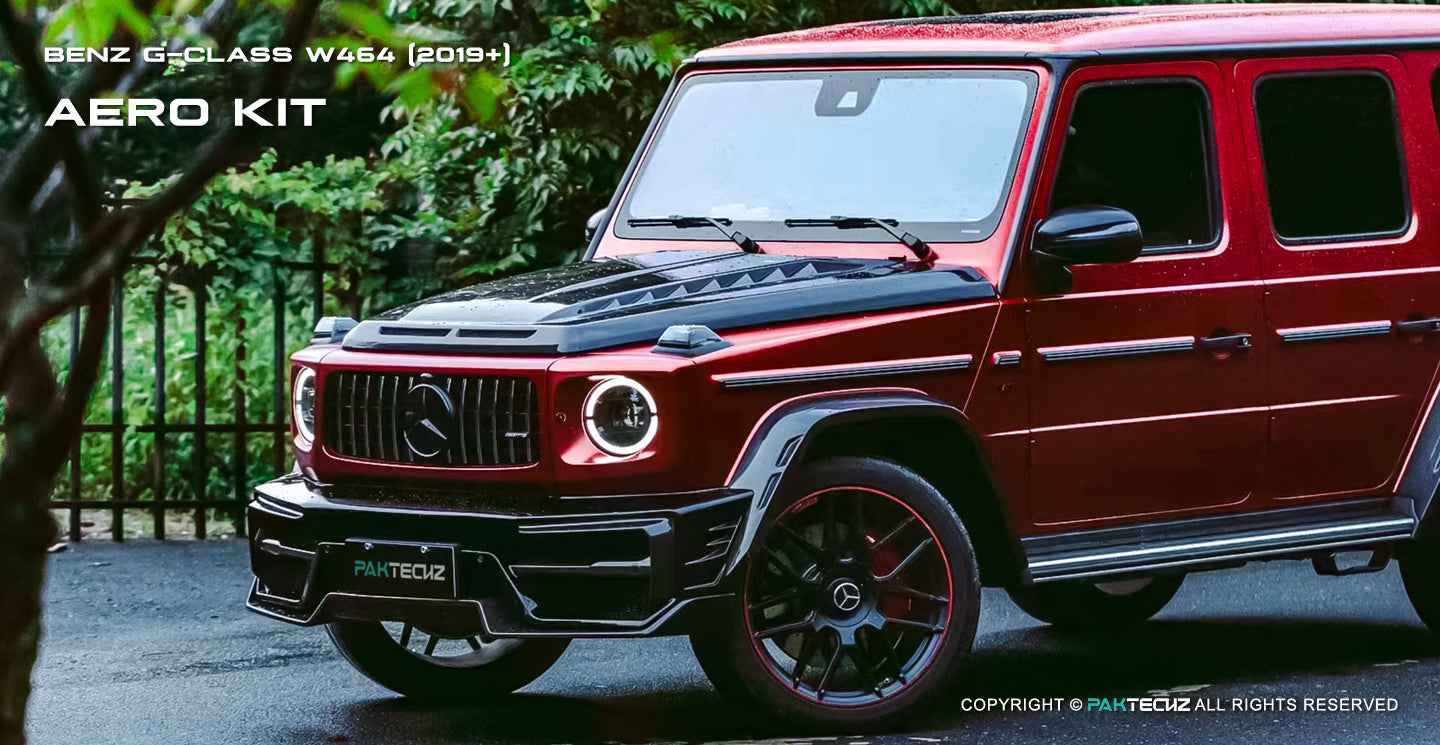 2019 Mercedes Benz G-Class W464 Paktechz Full Dry Carbon Aerodynamics kit