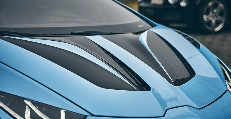 PAKTECHZ Carbon Fiber Front Hood Bonnet for Lamborghini Huracan LP580 LP610 EVO