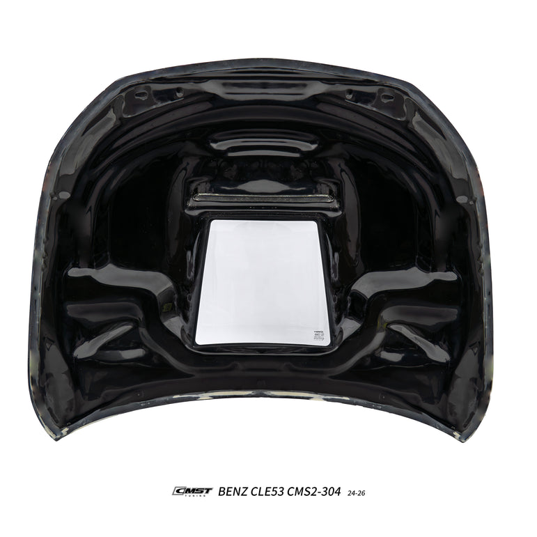 CMST Mercedes-AMG CLE 53 C236 2024-2026 Carbon Fibre Bonnet With Transparent Glass