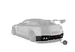 Robot Craftsman Nissan GTR Narrowbody Kit R35 Rear Diffuser