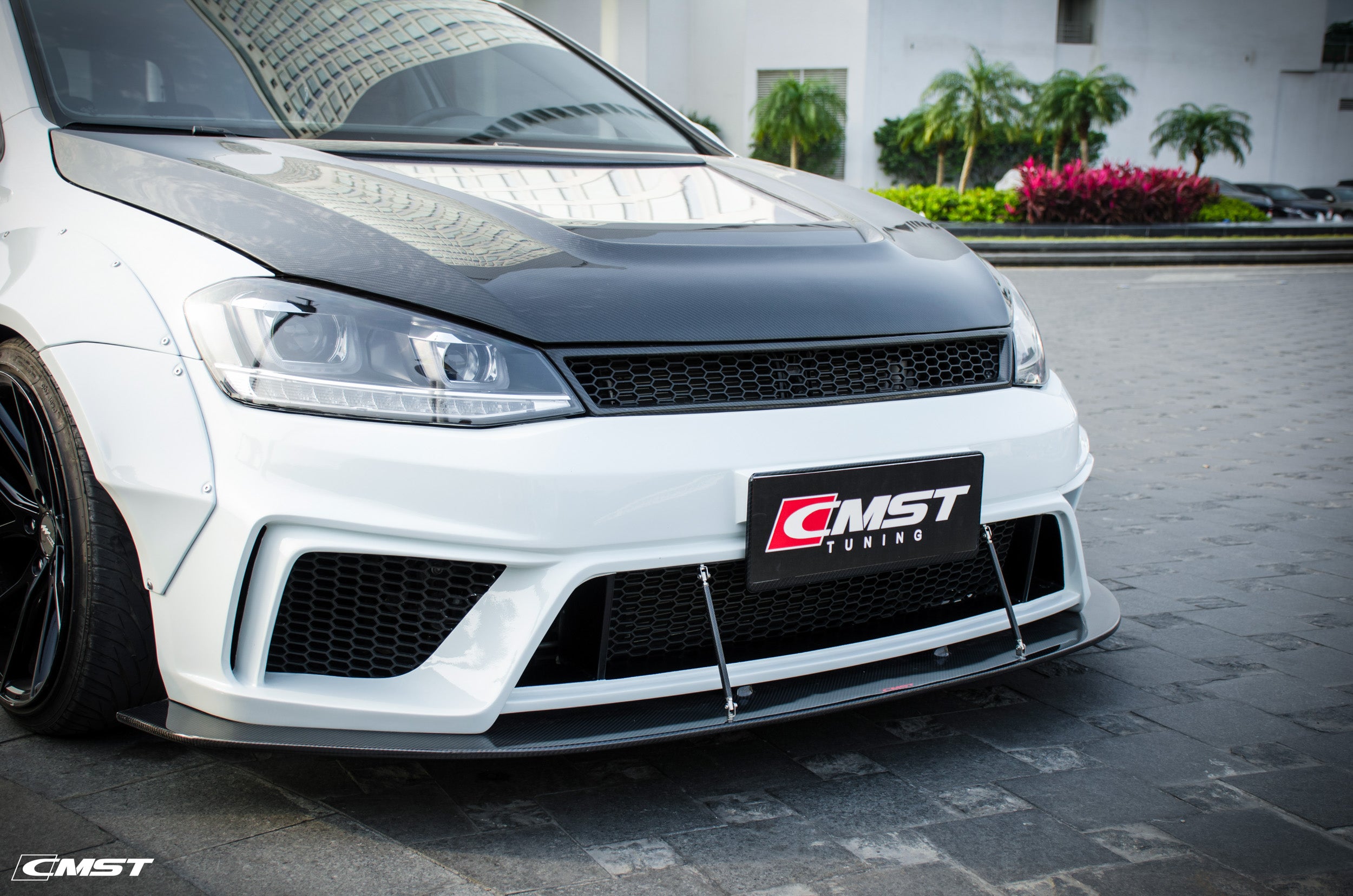 CMST Tuning Front Bumper & Lip & Grill for Volkswagen Golf & GTI & Golf R MK7 - Robot Bodykits