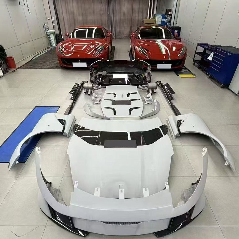 812 Superfast / GTS to Competizione - Style Carbon Fibre Conversion Body Kit (Aftermarket) Aftermarket Carbon Fiber Part / Bodykit - Robot Bodykits
