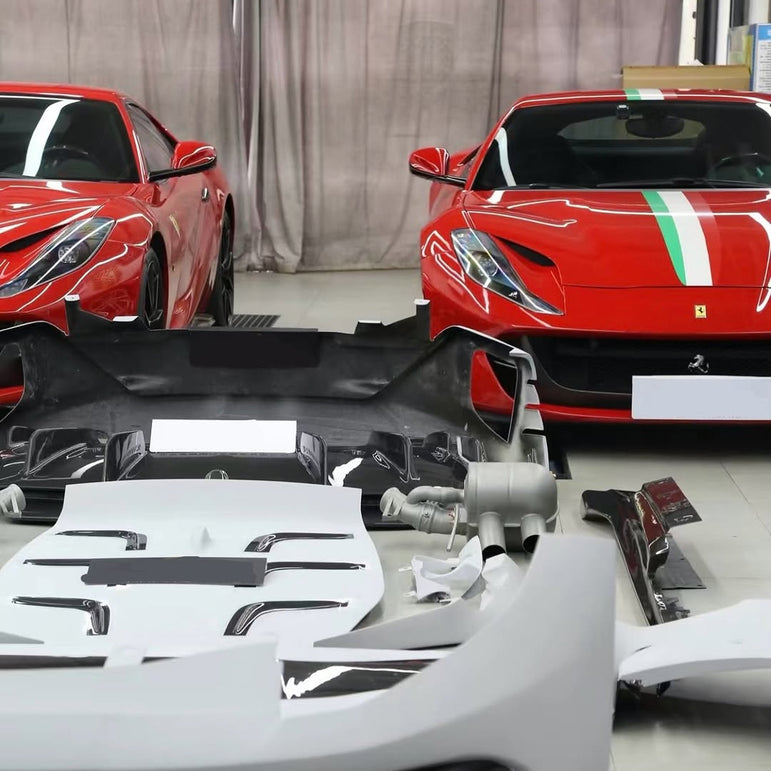 812 Superfast / GTS to Competizione - Style Carbon Fibre Conversion Body Kit (Aftermarket) Aftermarket Carbon Fiber Part / Bodykit - Robot Bodykits