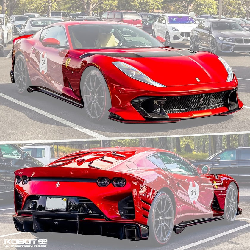 812 Superfast / GTS to Competizione - Style Carbon Fibre Conversion Body Kit (Aftermarket) Aftermarket Carbon Fiber Part / Bodykit - Robot Bodykits