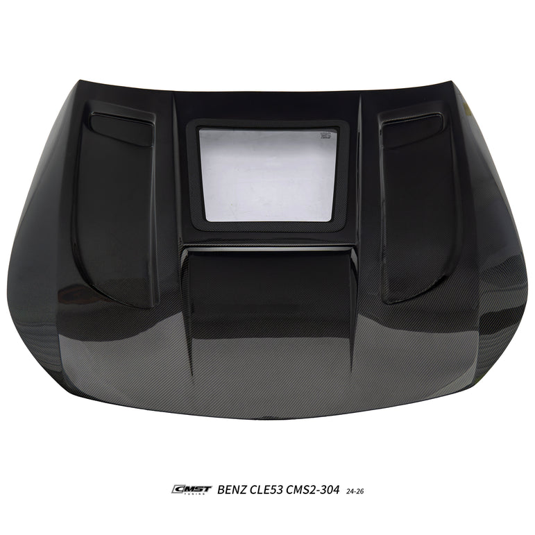 CMST Mercedes-AMG CLE 53 C236 2024-2026 Carbon Fibre Bonnet With Transparent Glass