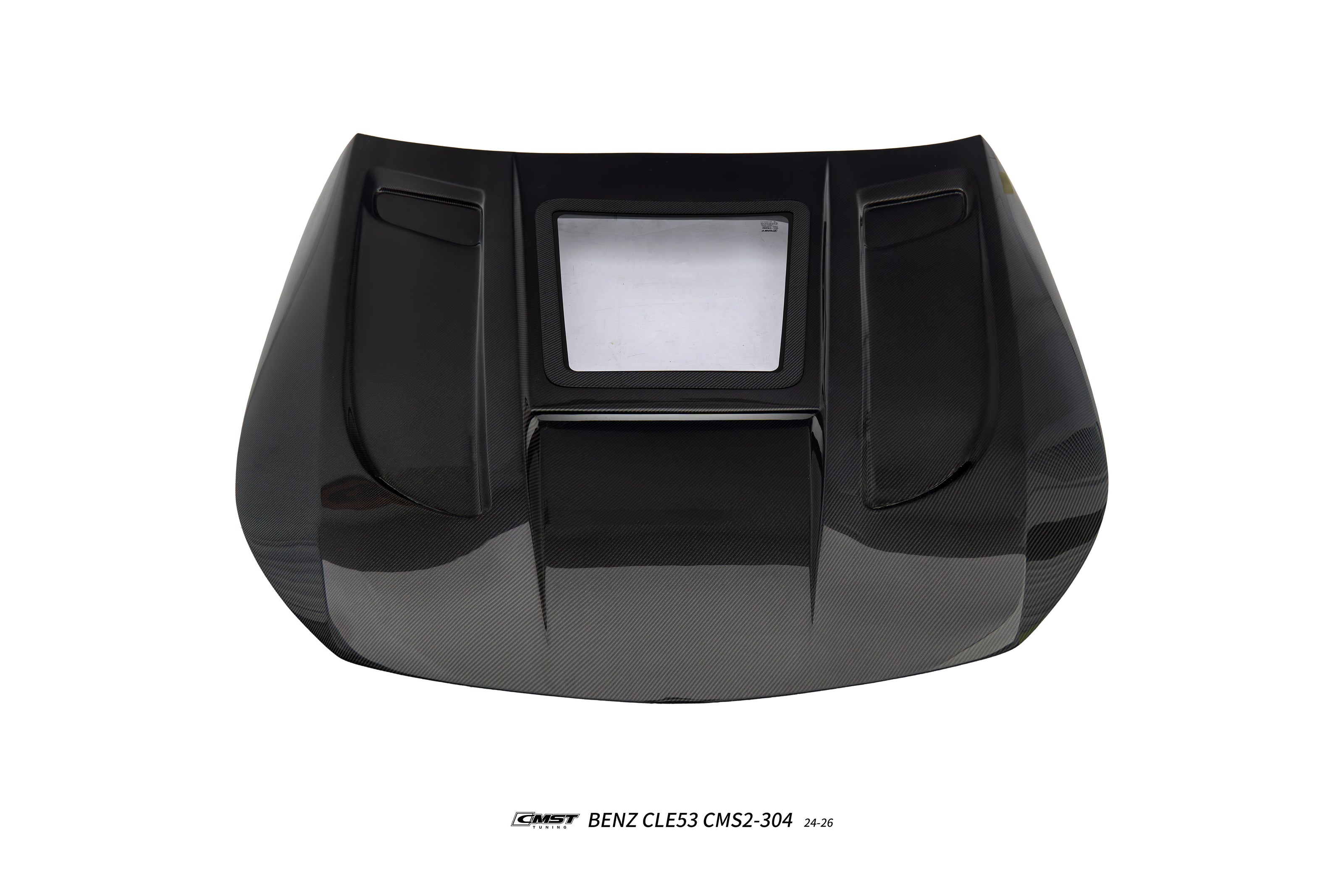 CMST Mercedes-AMG CLE 53 C236 2024-2026 Carbon Fibre Bonnet With Transparent Glass