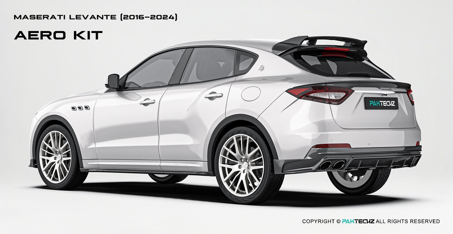 Maserati Levante Paktechz Full Dry Carbon Aerodynamics kit