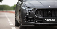 PAKTECHZ Carbon Fiber Front Bumper Upper Splitter for Maserati Levante