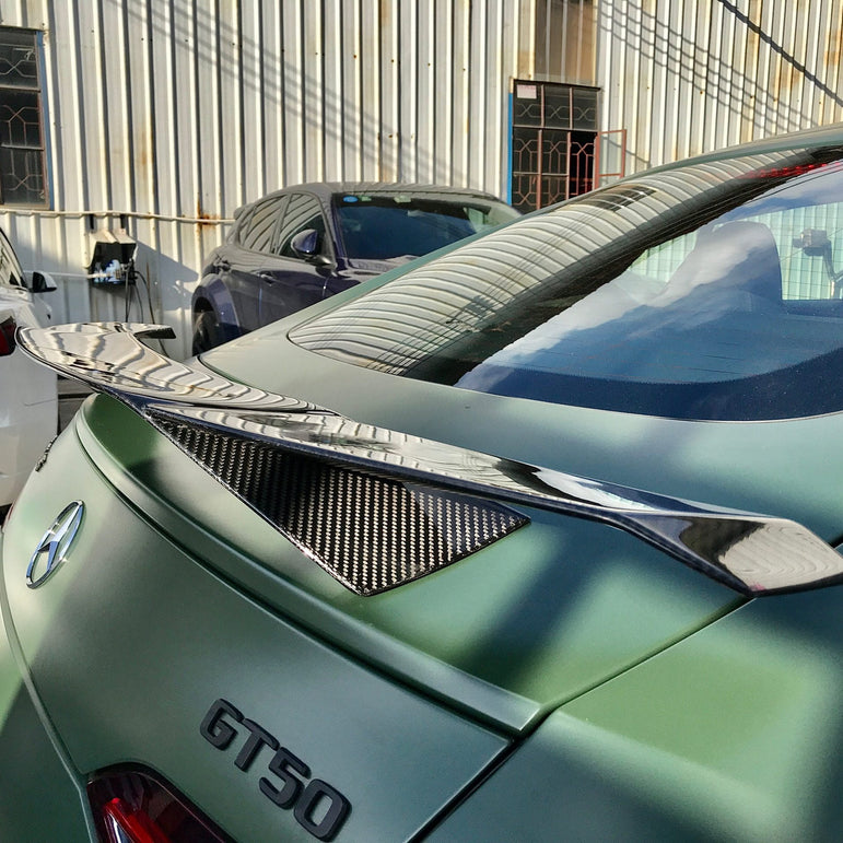SD Carbon B Style Pre-preg Carbon Fiber Rear Spoiler Wing for Mercedes Benz AMG GT50 GT53 GT63 GT63S 4 Door X290 2019-ON