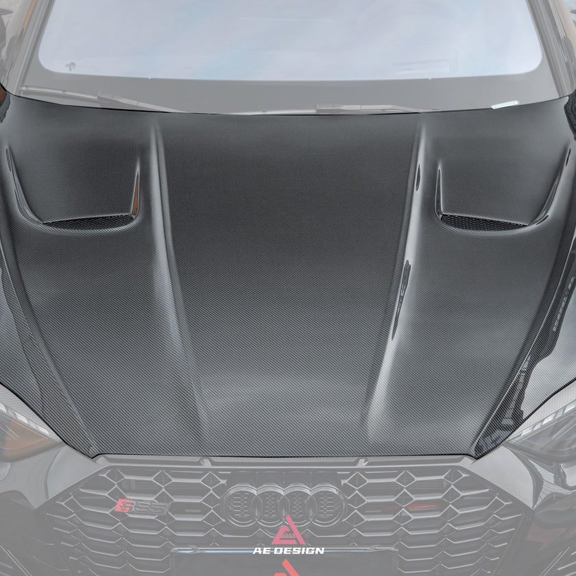 AE Design Prepreg Carbon Fibre Hood/Bonnet For Audi RS5 S5 A5 B9 B9.5 2017-Early 2025
