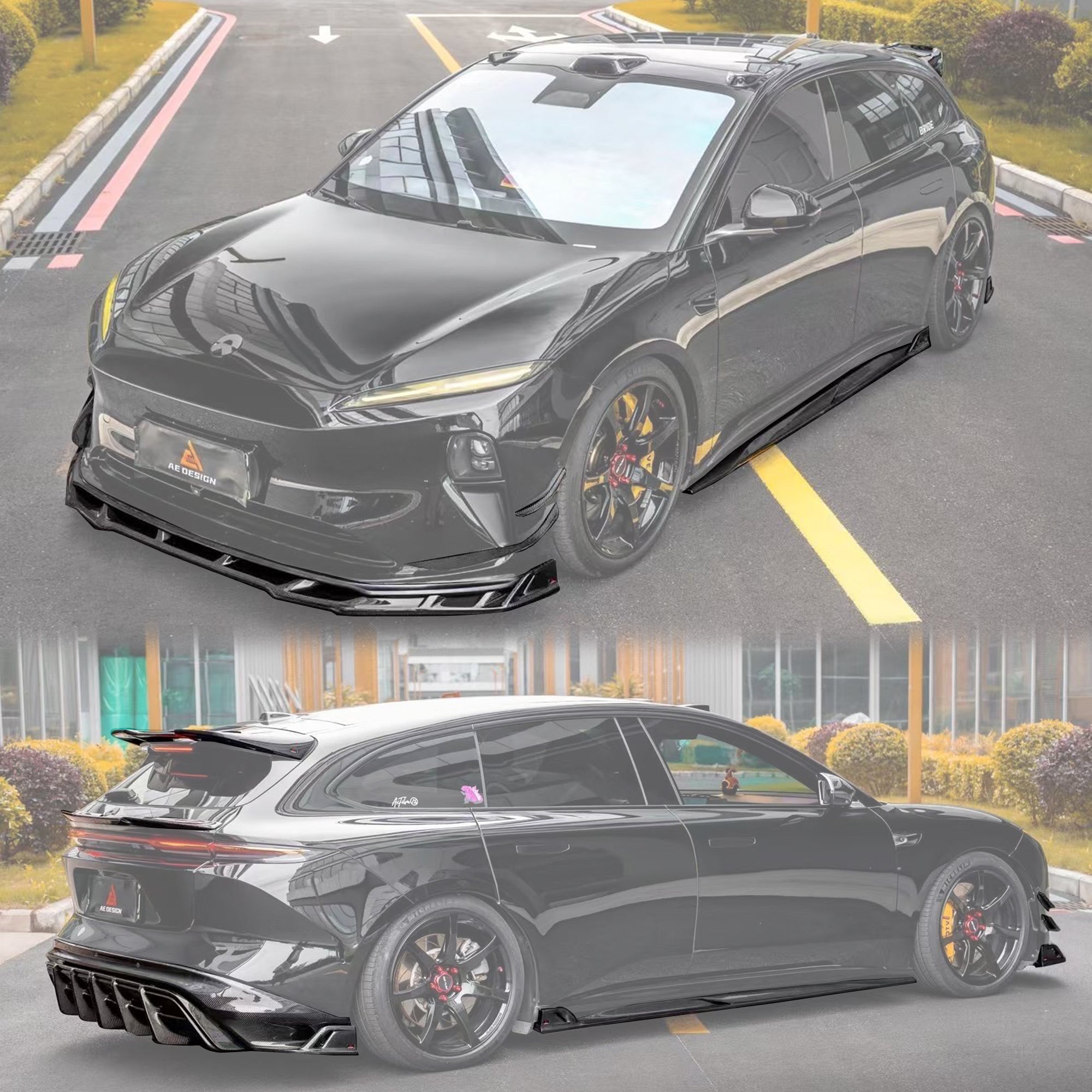 AE Design NIO ET5T Full Carbon Fibre Bodykit - NIO ET5T (NT 2.0 / Pre-Facelift)