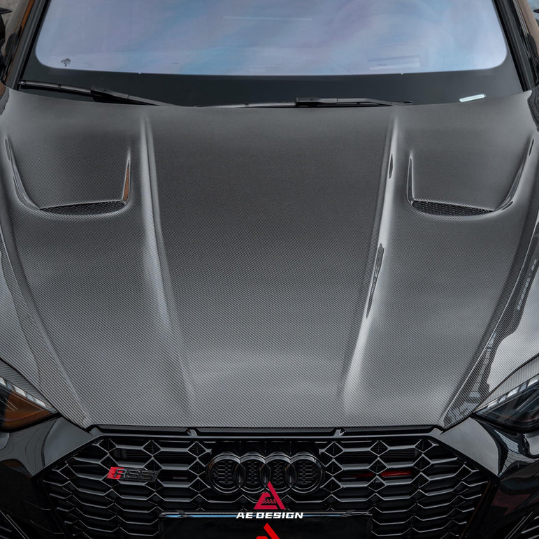 AE Design Prepreg Carbon Fibre Hood/Bonnet For Audi RS5 S5 A5 B9 B9.5 2017-Early 2025