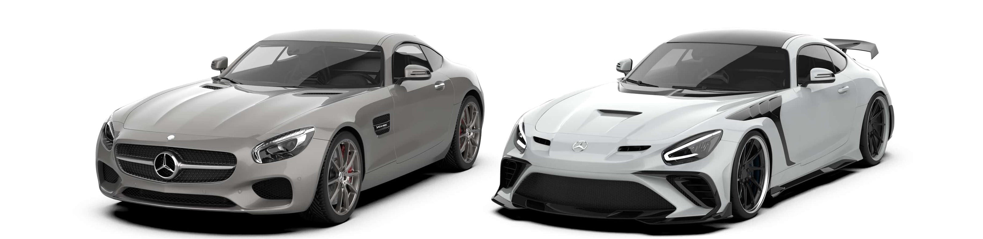 Robot Works Mercedes AMG GT Fibre Glass Reinforced Complete Body Kit (FRP)