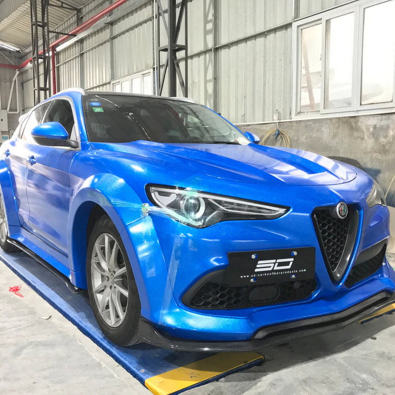 SD Carbon Partial Carbon Fiber Widebody Kit For Alfa Romeo Stelvio 2.0T