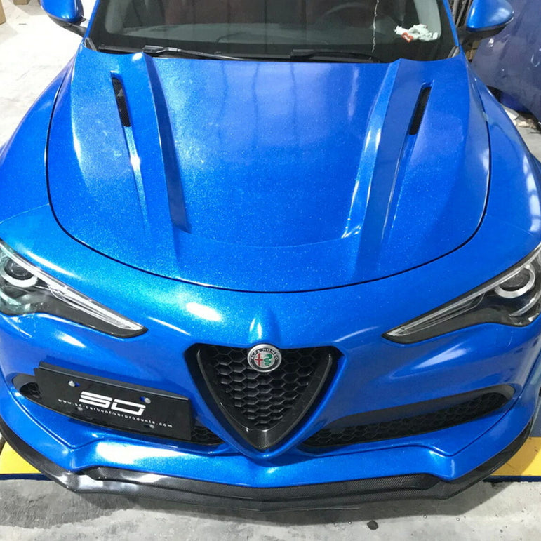SD Carbon Partial Carbon Fiber Widebody Kit For Alfa Romeo Stelvio 2.0T