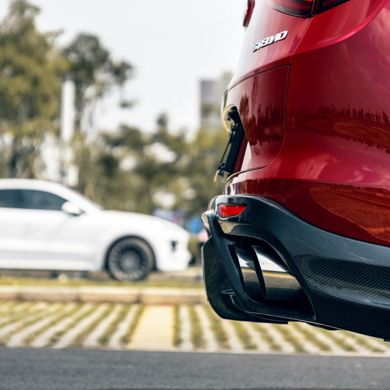 SD Carbon Partial Carbon Fiber Widebody Kit For Alfa Romeo Stelvio 2.0T