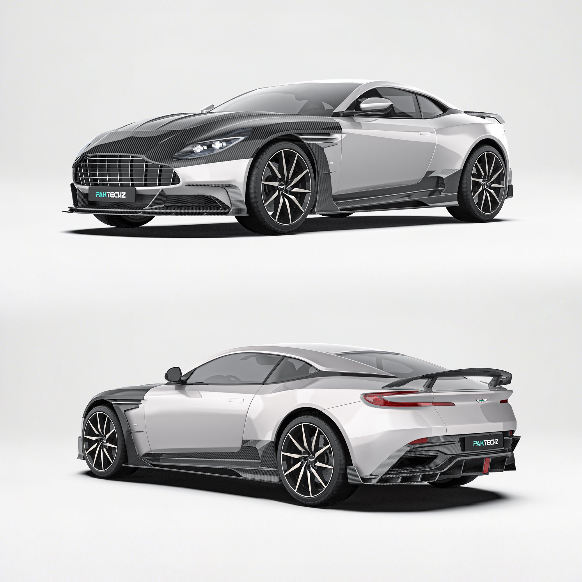 Aston Martin DB11 Paktechz Full Dry Carbon Aerodynamics kit