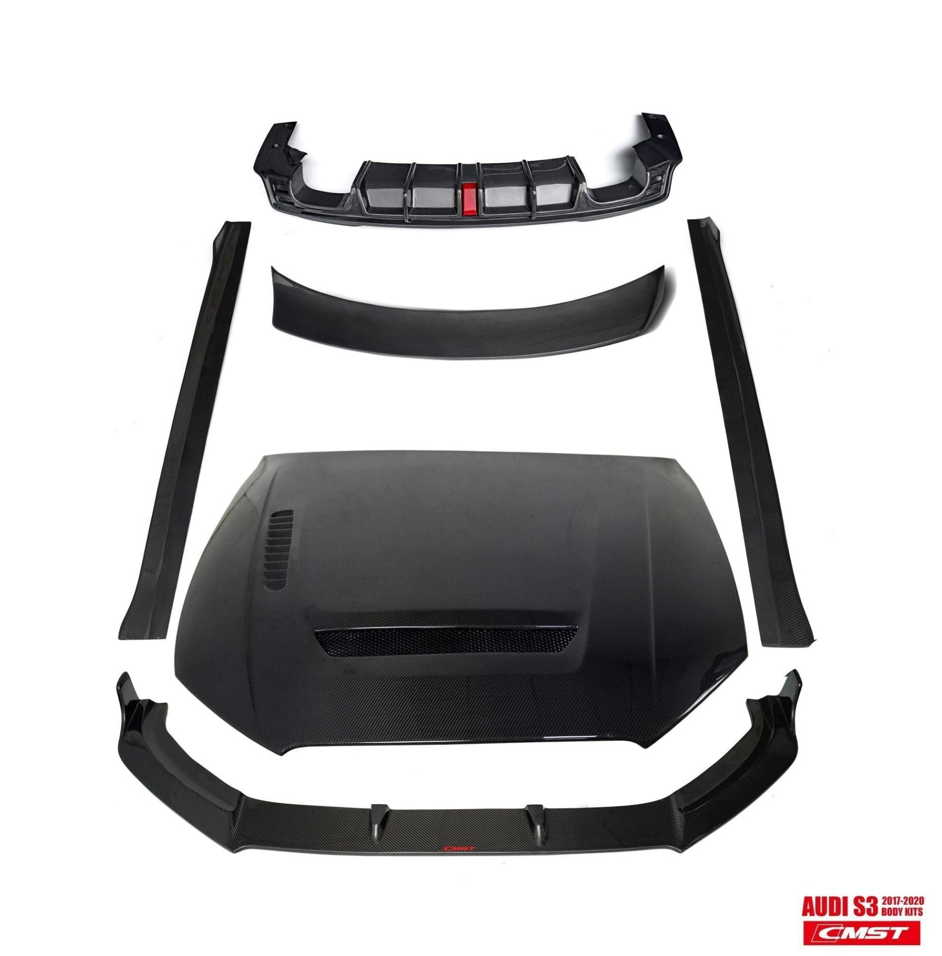 CMST Carbon Fiber Body Kit for AUDI A3 S Line & S3 2017-2020 8v.5 Sedan - Robot Bodykits