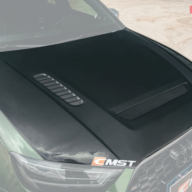 CMST Tuning Carbon Fiber Hood Bonnet Ver.1 for Audi RS3 2018-2020 & 2014-2020 A3 & A3 S Line & S3