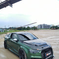 CMST Tuning Carbon Fiber Hood Bonnet Ver.1 for Audi RS3 2018-2020 & 2014-2020 A3 & A3 S Line & S3 - Robot Bodykits