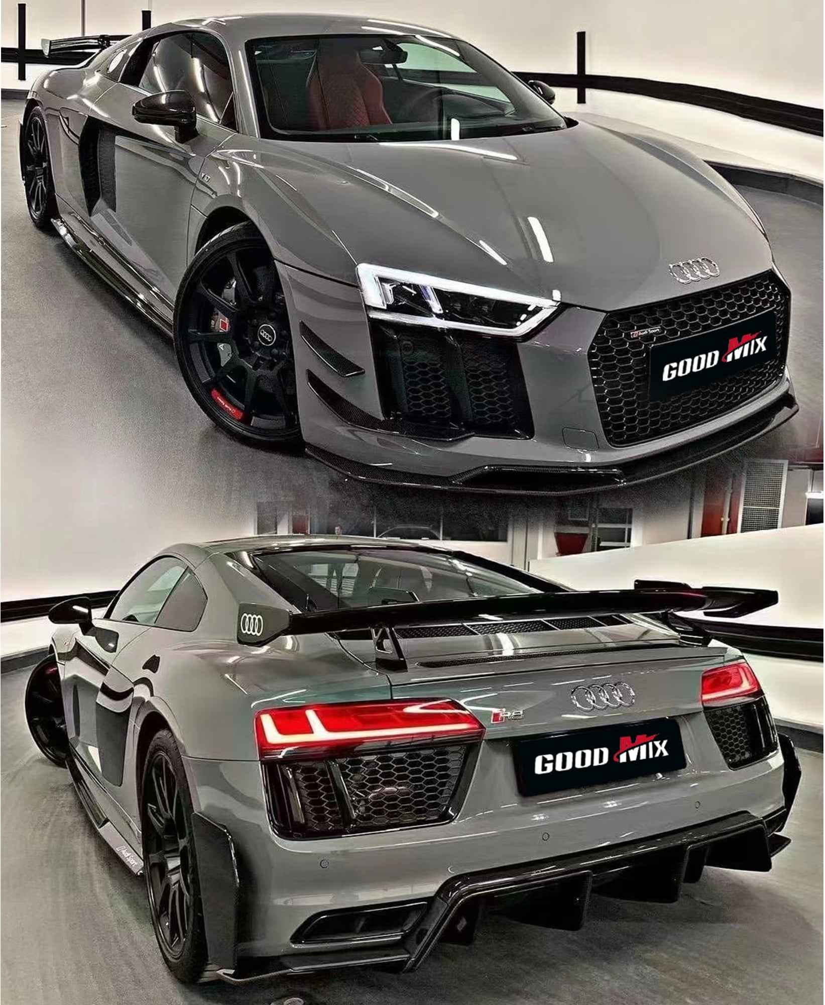 2016-2018 Audi R8 Full Dry Carbon Aerodynamics kit
