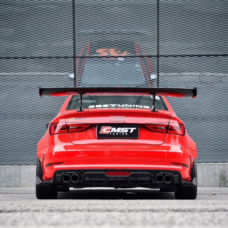 CMST Tuning Carbon Rear Spoiler GT Wing Ver.1 for Audi A3 S3 RS3 2014 - 2020