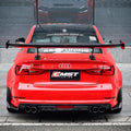 CMST Tuning Carbon Rear Spoiler GT Wing Ver.1 for Audi A3 S3 RS3 2014 - 2020