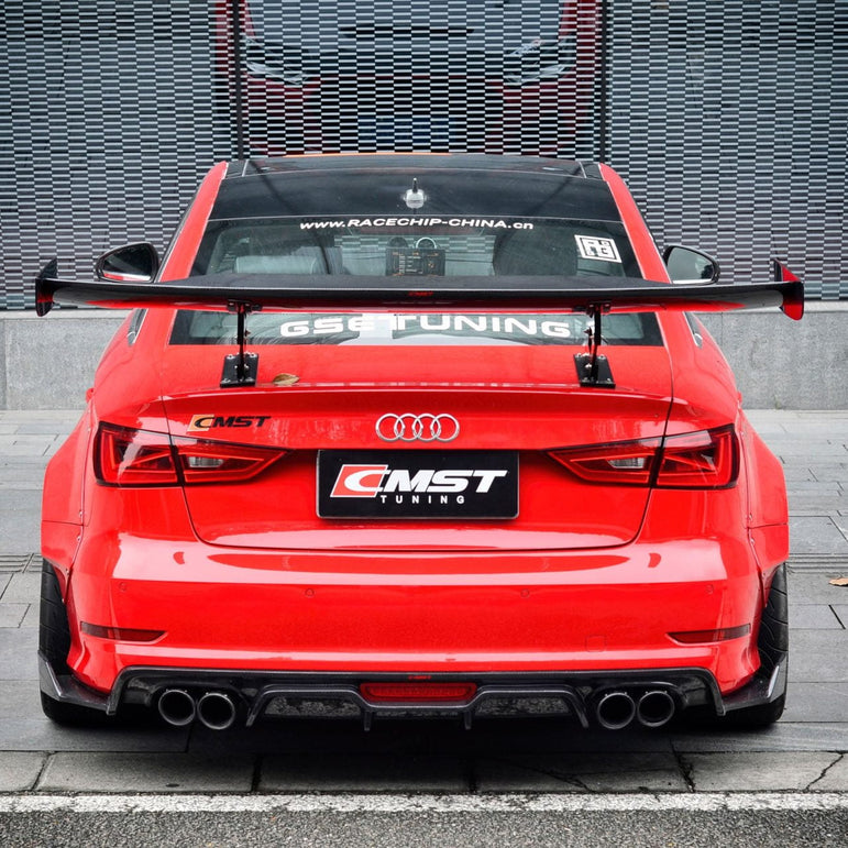 CMST Tuning Carbon Rear Spoiler GT Wing Ver.1 for Audi A3 S3 RS3 2014 - 2020