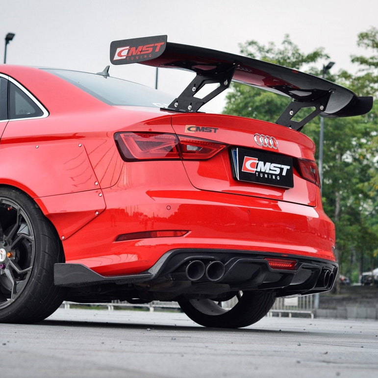 CMST Tuning Carbon Rear Spoiler GT Wing Ver.1 for Audi A3 S3 RS3 2014 - 2020
