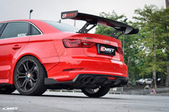 CMST Tuning Carbon Rear Spoiler GT Wing Ver.1 for Audi A3 S3 RS3 2014 - 2020