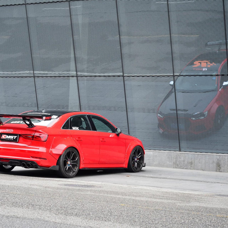 CMST Tuning Carbon Rear Spoiler GT Wing Ver.1 for Audi A3 S3 RS3 2014 - 2020