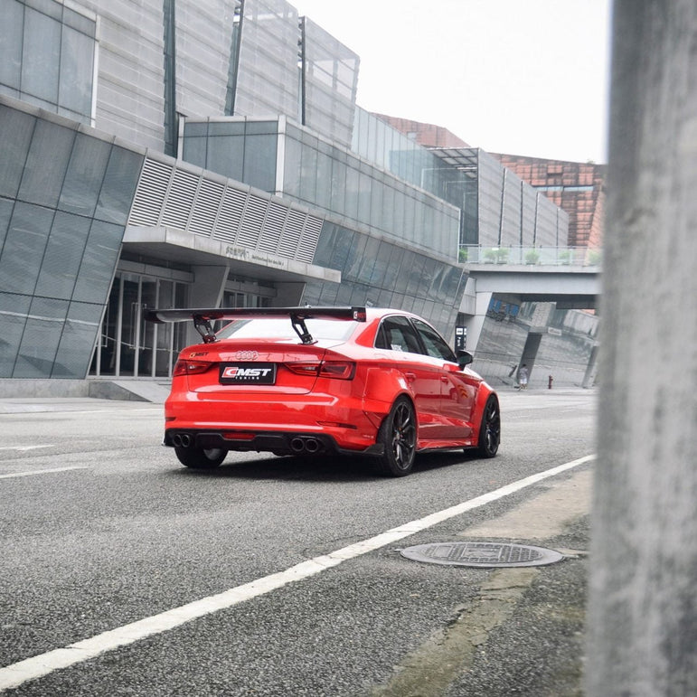 CMST Tuning Carbon Rear Spoiler GT Wing Ver.1 for Audi A3 S3 RS3 2014 - 2020