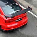 CMST Tuning Carbon Rear Spoiler GT Wing Ver.1 for Audi A3 S3 RS3 2014 - 2020