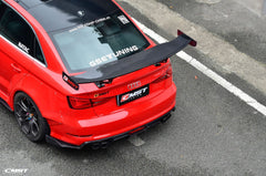 CMST Tuning Carbon Rear Spoiler GT Wing Ver.1 for Audi A3 S3 RS3 2014 - 2020