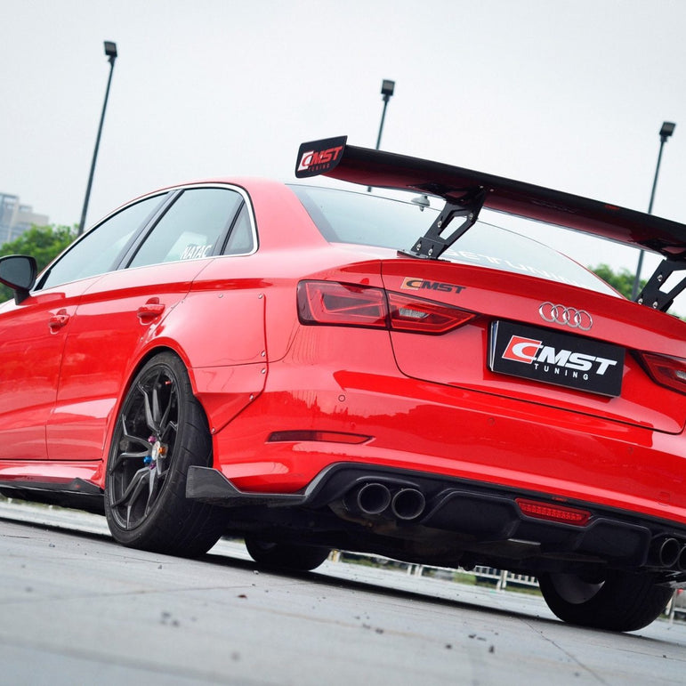 CMST Tuning Carbon Rear Spoiler GT Wing Ver.1 for Audi A3 S3 RS3 2014 - 2020