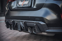 RBT Carbon Fiber Rear Diffuser & Rear Canards For BMW M4 G82 G83 2021-ON