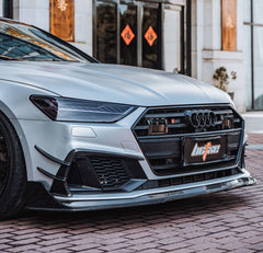 RBT Tuning Carbon Fiber Front Bumper Canards for Audi S7 & A7 S Line & A7 2019-ON C8