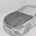 Revozport BMW M8 F91, F92, F93 Full Carbon Bonnet / Hood